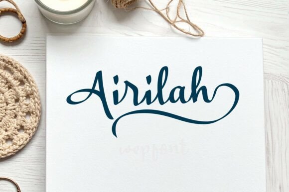 Airilah: A Handwritten Font Built for Campaign Clarity
