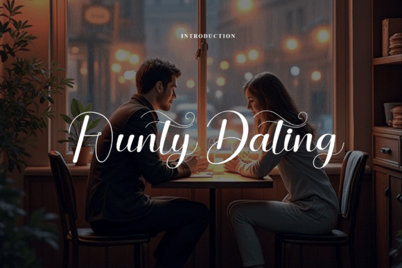 Aunty Dating Font: A Modern Script for Polished Web Projects