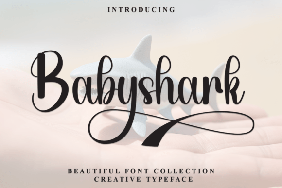 Babyshark: A Script Font for Elegant Craft Projects