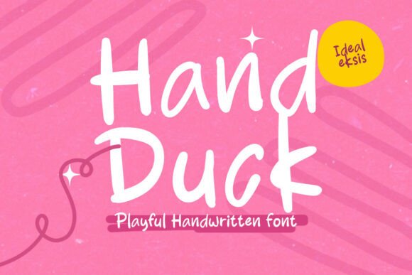 Bringing Casual Charm to Your Website Layout with the Hand Duck Typeface