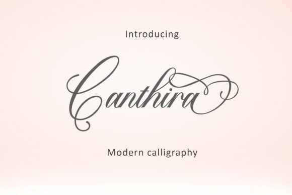 Canthira Review: A Display Font for Modern Campaign Visuals