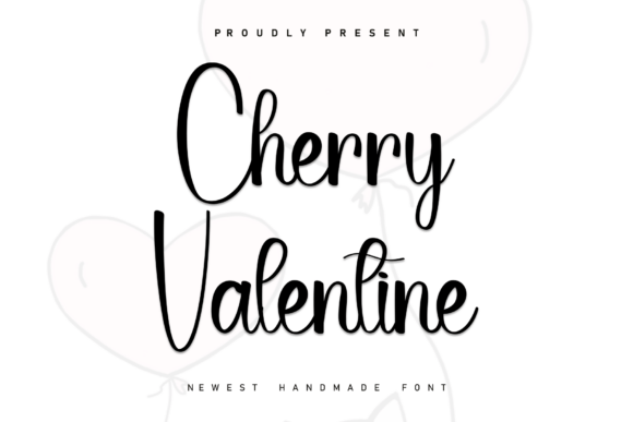 Cherry Valentine: The Handwritten Font That Feels Like a Brand Hug