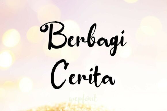 Choosing Berbagi Cerita: The Font That Shaped My Brand Story