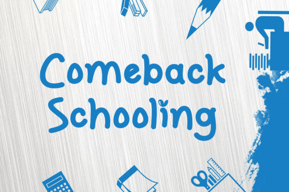 Comeback Schooling Font in Real Branding Work