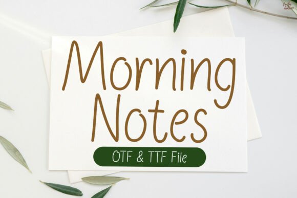 Finding Your Brand’s Voice with the Morning Notes Typeface