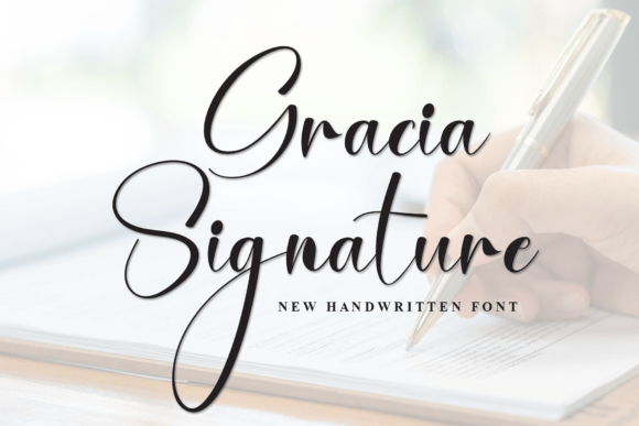 Gracia Signature: A Font for the Graceful Handmade Brand