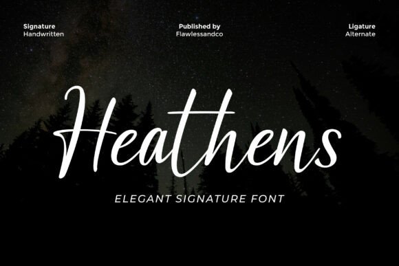 Heathens: A Script Font Built for Real Branding