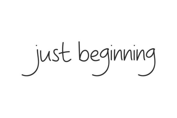 Just Beginning: The Perfect Handwritten Font for Modern Web Design