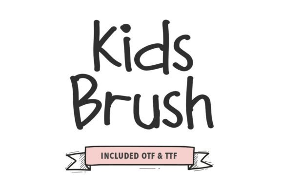 Kids Brush: A Premium Font for Crafting a Friendly, Expressive Brand