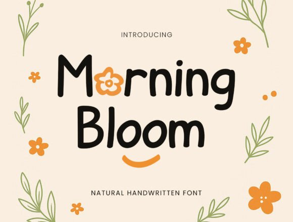 Morning Bloom: A Handwritten Font Designed for Gentle Editorial Moments