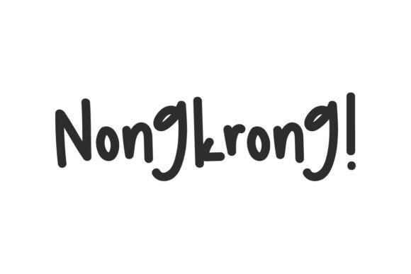 Nongkrong: A Marker-Style Font for Lively Editorial Design