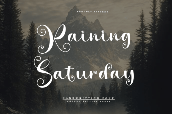 Raining Saturday: A Font That Turns Campaigns Into Conversations