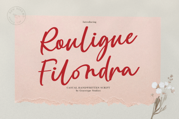 Rouligue Filondra: A Refined Handwritten Script for Modern Branding