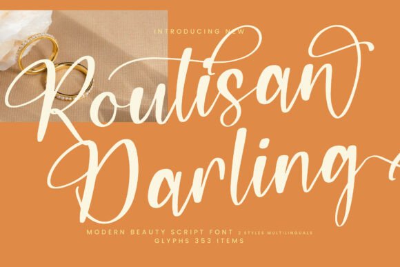 Routisan Darling: A Modern Script Font That Brings Branding to Life