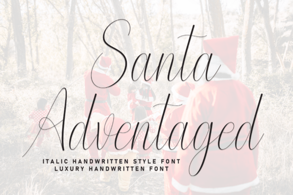 Santa Adventaged: The Playful Handwritten Font for Marketers