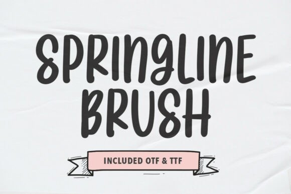Springline Brush Typeface: A Designer’s Guide to Editorial Personality