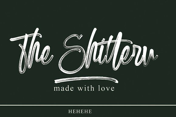 The Shitteru: A Refined Script Font for Modern Editorial Design