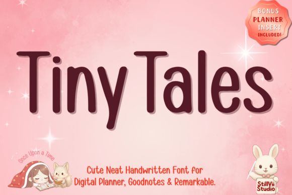 Tiny Tales: A Charming Handwriting Font for Editorial Design