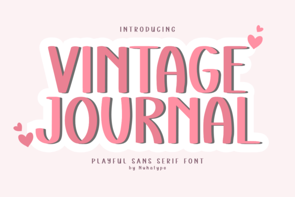 Vintage Journal Font: A Warm, Handcrafted Typeface for Web Design
