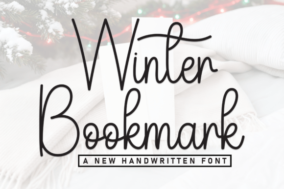Winter Bookmark: A Warm Digital Typeface for Modern Websites